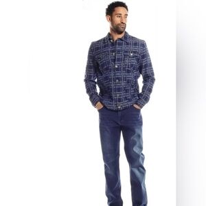 Stacy Adams 2PC Denim Jacket Set Indigo